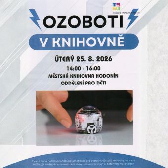 Přijď si do knihovny vyzkoušet úžasné Ozoboty. 